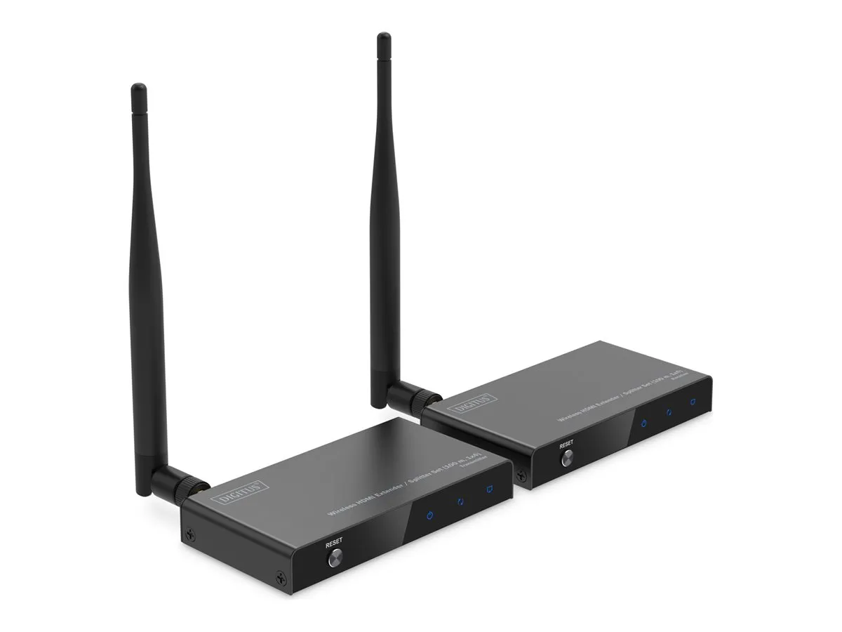 also-ds-55346 DIGITUS Wireless HDMI Extender/Splitter Set 1×4 100 m Full HD