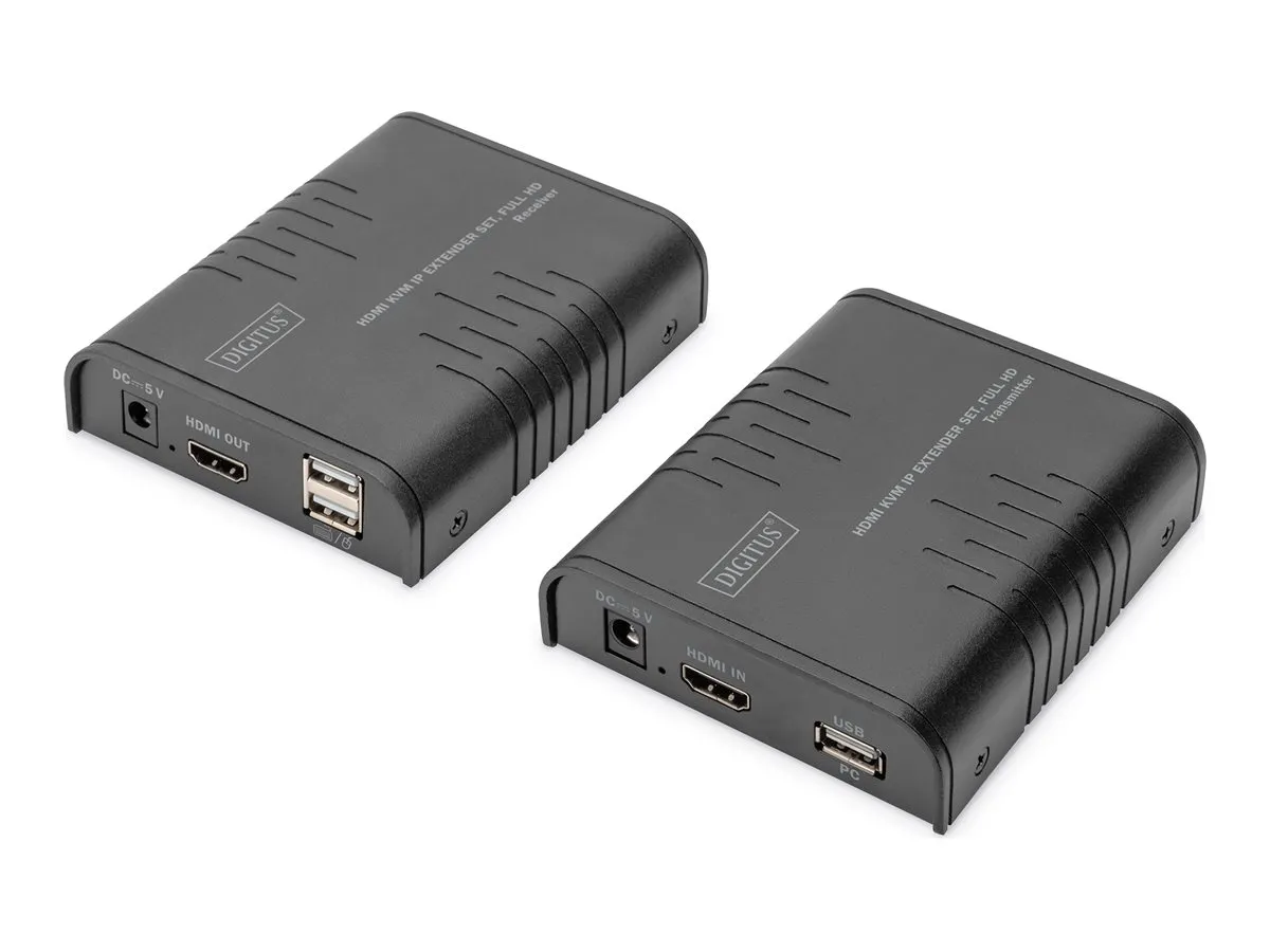 also-ds-55529 DIGITUS IP KVM Extender Set 120m one-to-many 1080p/60Hz