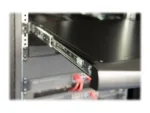 DIGITUS modularized 43.2cm 17inch TFT console with 8 port KVM US keyboard RAL 9005 black color