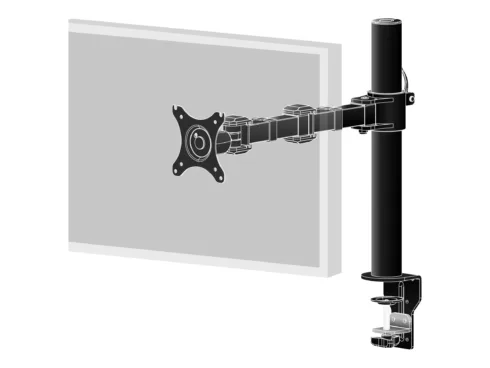 IIYAMA DS1001C-B1 Flexible desk mount for single monitor 10-30Zoll VESA 75×75/100x100mm 1-10kg (P)