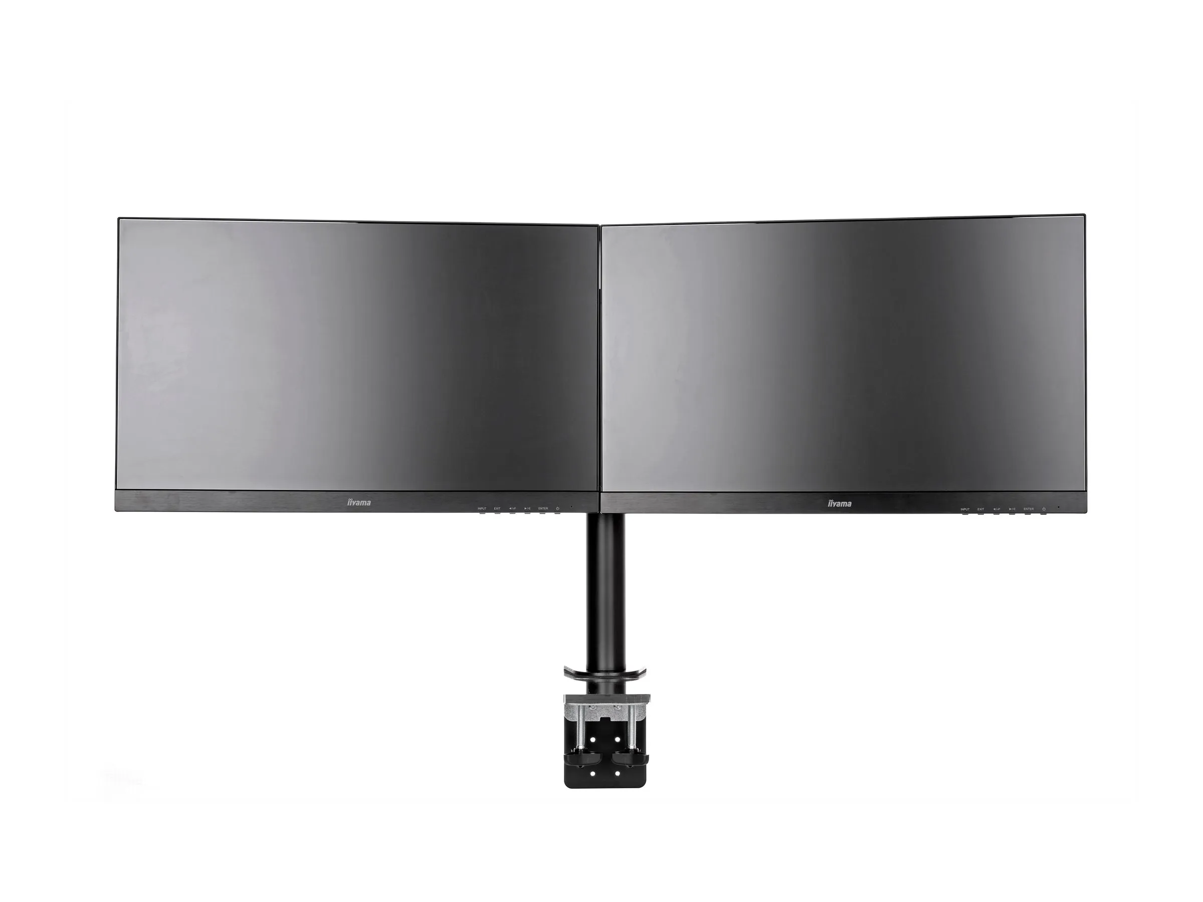 also-ds1002c-b1 IIYAMA DS1002C-B1 Dual-Monitor bracket for Displays from 10-30inch VESA 75×75 mm or 100100 mm weight 10kg (P)
