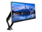 IIYAMA DS3002C-B1 ACC Flexible desk mount for dual monitor 10i-27i height adj. gas spring size VESA 75×75/100×100 1-5kg (P)