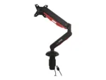 IIYAMA DSG3001C-R1 Gaming desk mount for single monitor with height adjustable VESA 75×75 or 100x100mm USB ports (P)