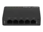 LANBERG switch PoE desktop 5-port 1GB 4 ports PoE 30W/port max 60W DSP3-1005-60W unmanaged