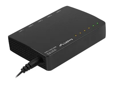 LANBERG switch PoE desktop 5-port 1GB 4 ports PoE 30W/port max 60W DSP3-1005-60W unmanaged