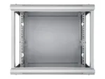 EXTRALINK 9U 600X450 wall-mounted rackmount cabinet gray