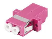 LANBERG Fiber optic Adapter MM LC/UPC DX OM4