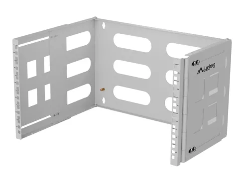 LANBERG folding bracket wall-mount 19inch 6U 497×400/240 grey