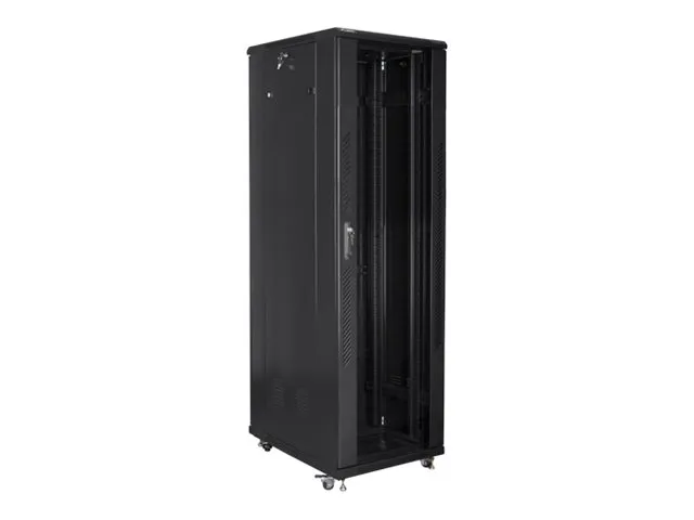 also-ff01-6042-12b LANBERG rack cabinet 19inch free-standing 42U/600×1000 self-assembly flat pack black