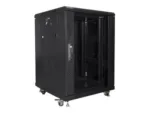 LANBERG FF01-6615-12B free-standing rack 19inch self-assembly flat pack 15U/600x600mm black