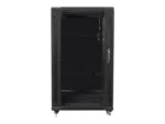 LANBERG FF01-6622-12B free-standing rack 19 self-assembly flat pack 22U/ 600x600mm black