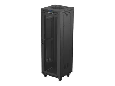 LANBERG rack cabinet 19 free-standing 37U 600×600 flat pack mesh door LCD black