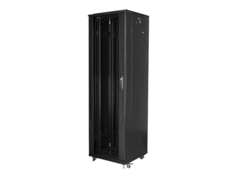 LANBERG FF01-6642-12B free-standing rack 19 demounted flat pack 42U/600x600mm black