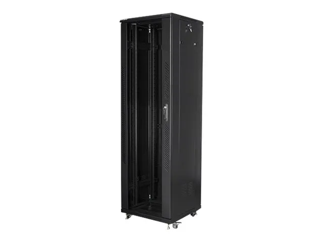 also-ff01-6642-12b LANBERG FF01-6642-12B free-standing rack 19 demounted flat pack 42U/600x600mm black