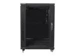 LANBERG FF01-6815-12B free-standing rack 19 self-assembly flat pack 15U/ 600x800mm black