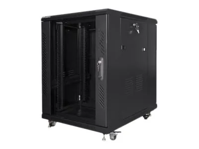 LANBERG FF01-6815-12B free-standing rack 19 self-assembly flat pack 15U/ 600x800mm black