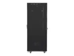 LANBERG free standing rack 19inch cabinet 37U 600×800 mesh door LCD flat pack black