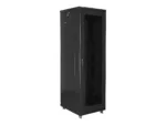 LANBERG rack cabinet 19inch free-standing 42U/600×800 flat pack with mesh door black