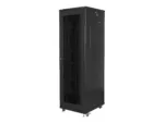 LANBERG rack cabinet 19inch free-standing 42U/600×800 flat pack with mesh door black
