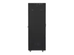 LANBERG free standing rack 19inch cabinet 42U 600×800 mesh door LCD flat pack black