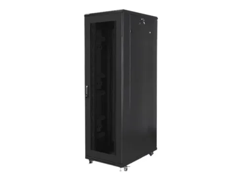 LANBERG rack cabinet 19inch free-standing 42U/800×1000 flat pack with mesh door black