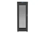 LANBERG free standing rack 19inch cabinet 42U 800×1000 mesh door LCD flat pack black