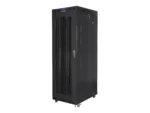 LANBERG free standing rack 19inch cabinet 42U 800×1000 mesh door LCD flat pack black
