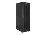 LANBERG free standing rack 19inch cabinet 42U 800×1000 mesh door LCD flat pack black