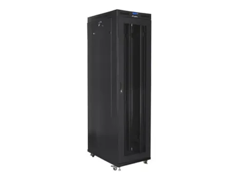 LANBERG Free standing rack 19inch cabinet 47U 800×1000 mesh door LCD flat pack black