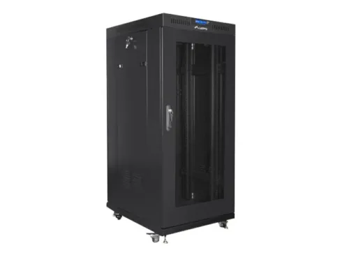 LANBERG free standing cabinet 19inch 22U 800×800 mesh door