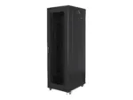 LANBERG rack cabinet 19inch free-standing 42U/800×800 self-assembly flat pack with mesh door black