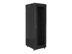 LANBERG rack cabinet 19inch free-standing 42U/800×800 self-assembly flat pack with mesh door black