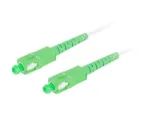 LANBERG fiber optic patchcord SM SC/APC-SC/APC simplex 2.5m LSZH g657a2 3.0mm white