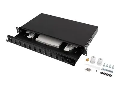 LANBERG Fiber patch panel 12XSCDX/12XLCQD Rack 19inch