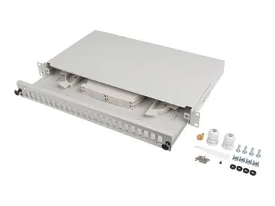LANBERG Fiber patch panel 24XSCDX/12XLCQD Rack 19inch
