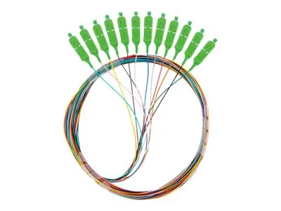 LANBERG Fiber optic Pigtail SM SC/APC ST A1 12X2m MC