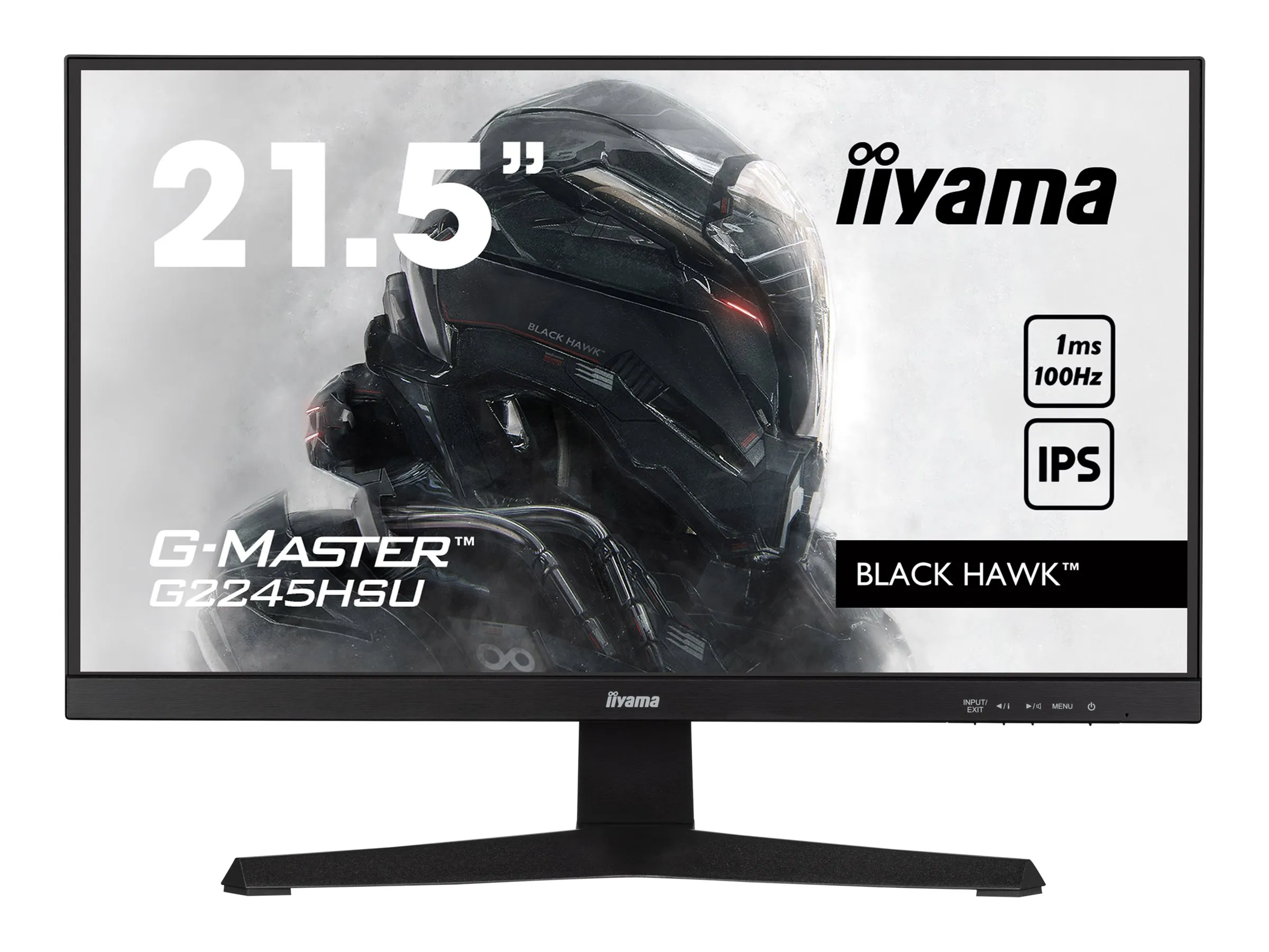 also-g2245hsu-b2 IIYAMA G2245HSU-B2 21.5inch IPS 1920×1080 300cd/m2 1ms HDMI DP USB