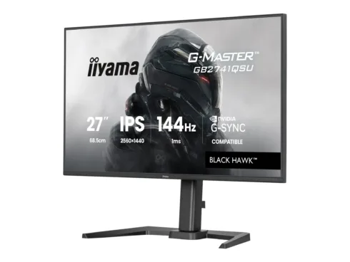IIYAMA GB2741QSU-B1 27inch IPS Gaming G-Master Black Hawk FreeSync 2560×1440 144Hz 300cd/m HDMI DisplayPort 1ms MPRT