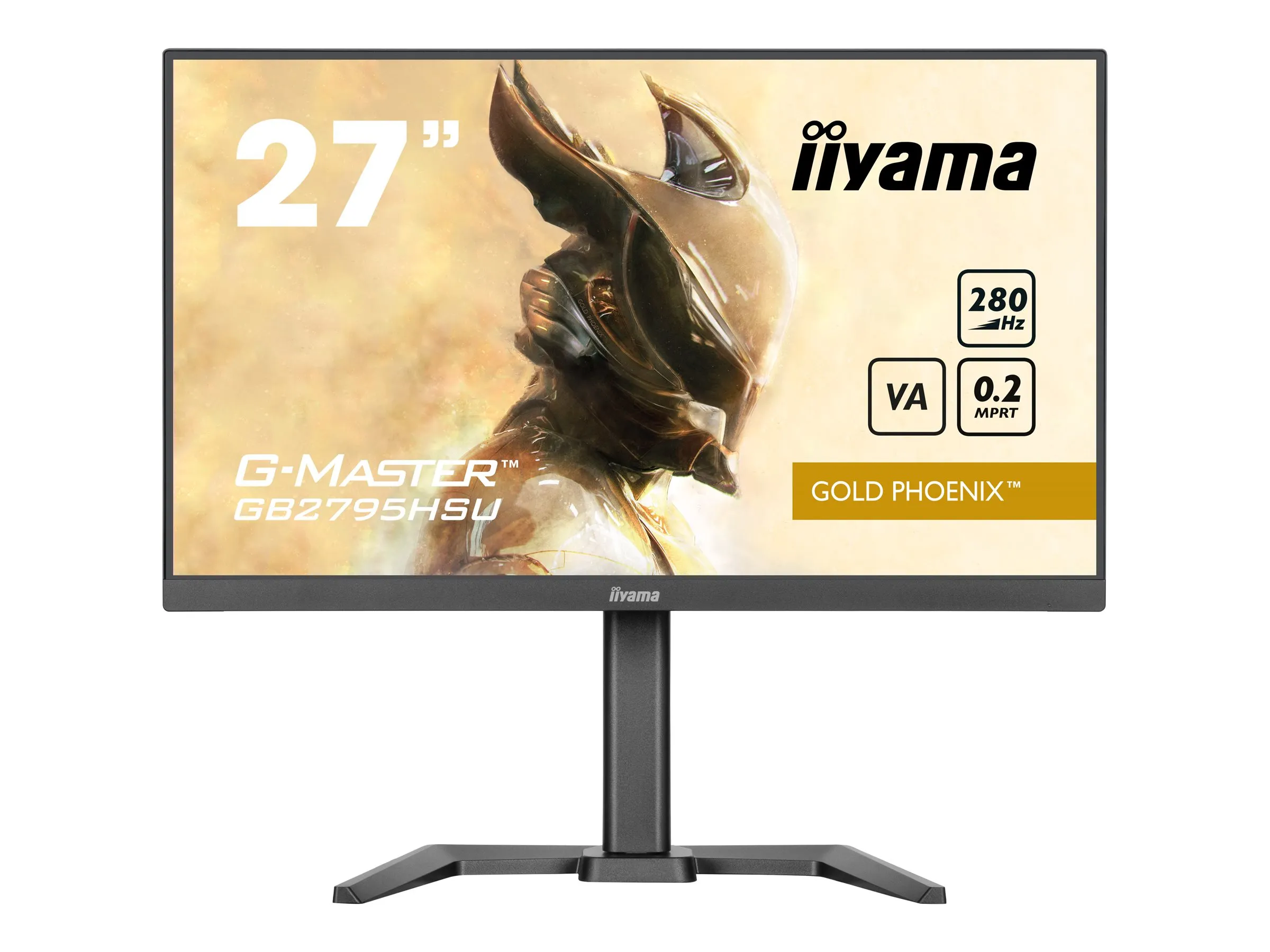 also-gb2795hsu-b1 IIYAMA GB2795HSU-B1 G-Master Gold Phoenix 27inch Fast VA FHD 280Hz 300cd/m2 0.2ms HDMI DP 4xUSB 3.2 Speakers Black Tuner 15cm Adj.