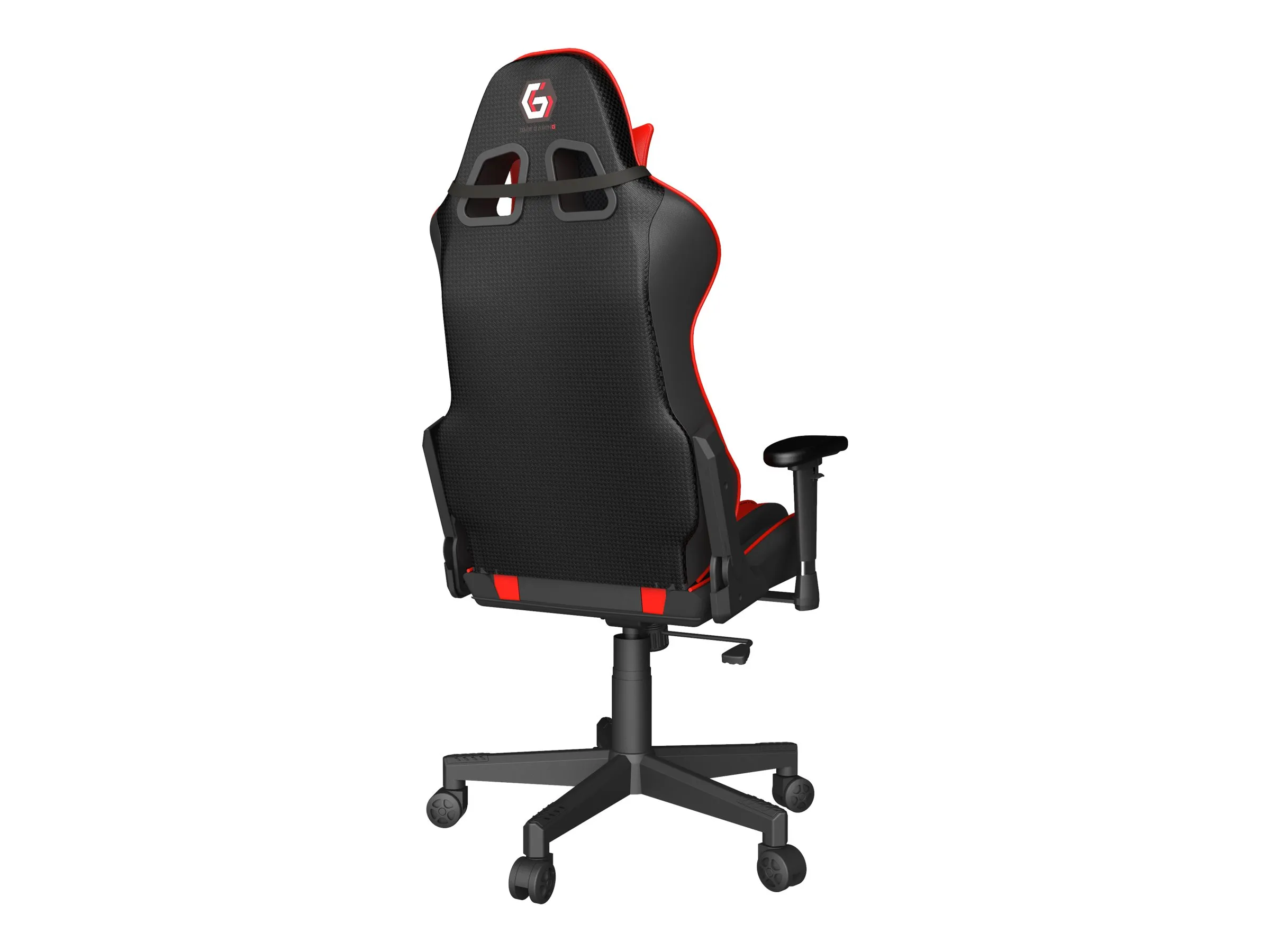 also-gc-scorpion-02x GEMBIRD Gaming chair SCORPION black mesh red skin accents