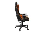 GEMBIRD Gaming chair SCORPION black mesh orange skin