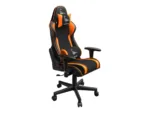 GEMBIRD Gaming chair SCORPION black mesh orange skin