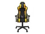 GEMBIRD Gaming chair SCORPION black mesh yellow skin