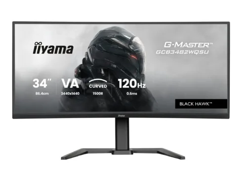 IIYAMA GCB3482WQSU-B1 34inch VA 3440×1440 500cd/m2 0.6ms 2xHDMI DP USB