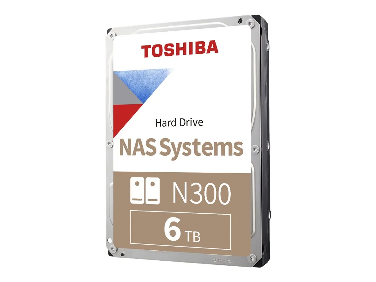 also-hdex01szna51f TOSHIBA N300 NAS Hard Drive 6TB SATA 3.5inch 7200rpm 256MB Bulk