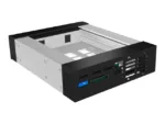 ICY BOX IB-129SSK-B Mobile Rack for 3.5/2.5 SATA/SAS HDD Black
