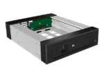 ICY BOX IB-129SSK-B Mobile Rack for 3.5/2.5 SATA/SAS HDD Black