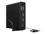 ICY BOX IB-382H-C31 External Enclosure for 3.5inch or 2.5inch HDD/SSD with USB 3.2 Gen 2 Type-C interface and USB Hub