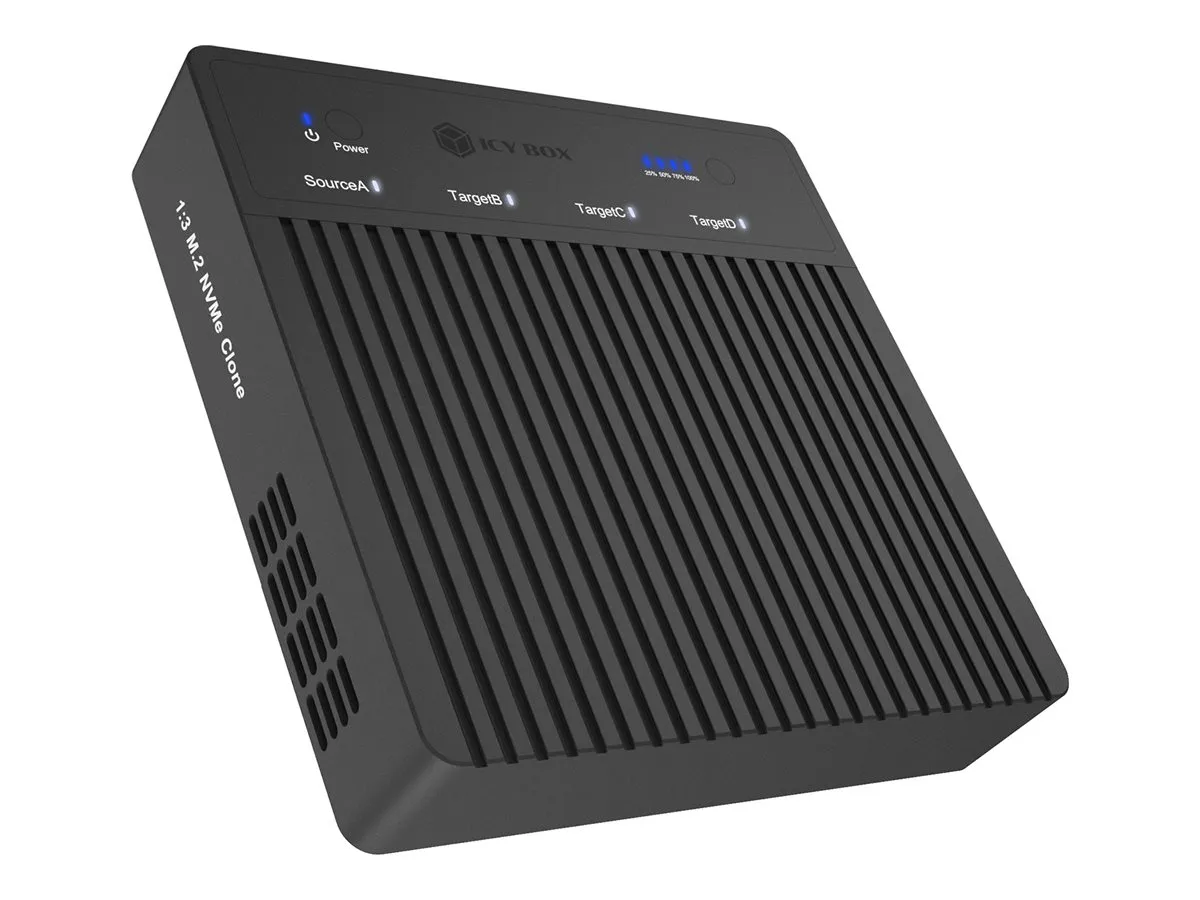 also-ib-4013mcl-c4 ICY BOX IB-4013MCL-C4 4x Clone and Docking Station