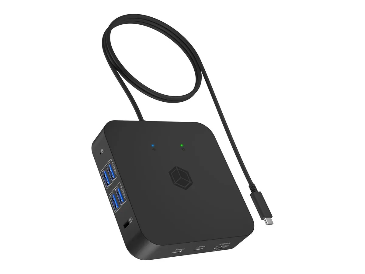 also-ib-dk4090-c ICY BOX IB-DK4090-C 12-in-1 USB Type-C Dock with PD up to 100W